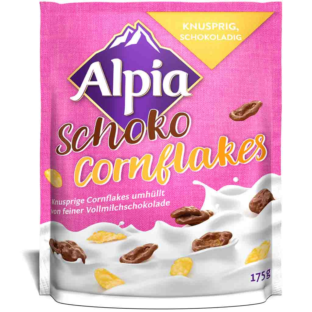 Alpia Schoko Cornflakes Vollmilch 175g MHD:14.7.24