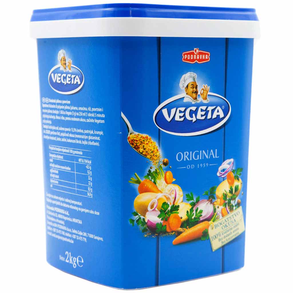 Vegeta Würzmischung mit Gemüse - Gemüsebrühe 2000g MHD:7.10.22
