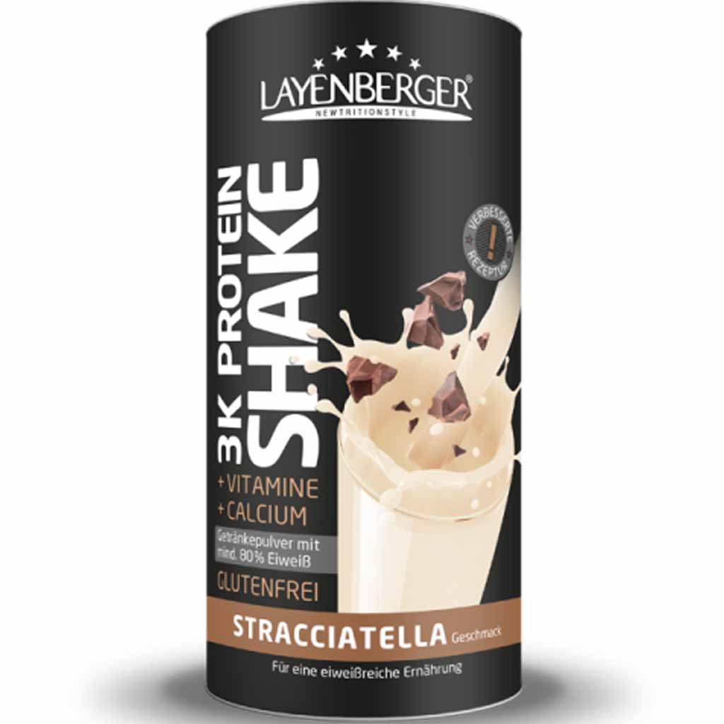 Layenberger 3K Protein Shake Stracciatella Pulver 360g MHD:30.9.23