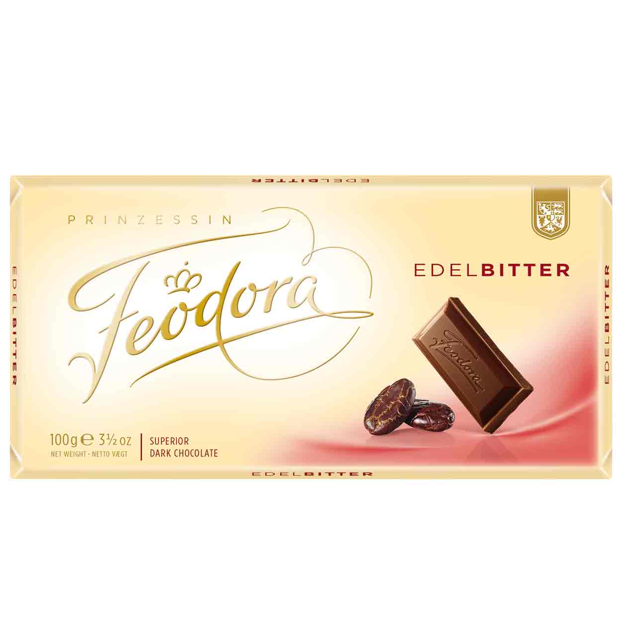Feodora Tafelschokolade Edelbitter 100g MHD:18.1.26