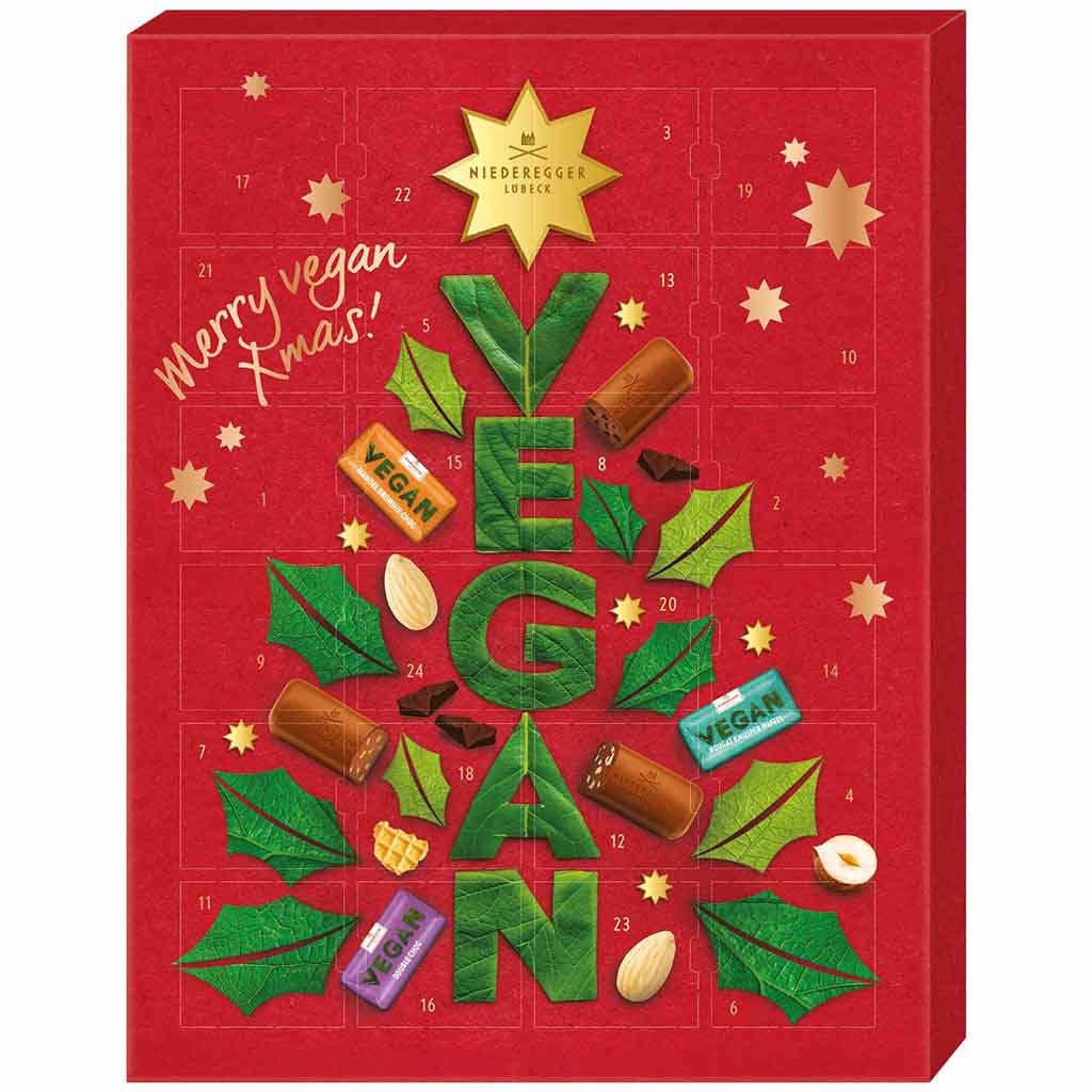 Niederegger Adventskalender Vegan 300g MHD:25.3.24
