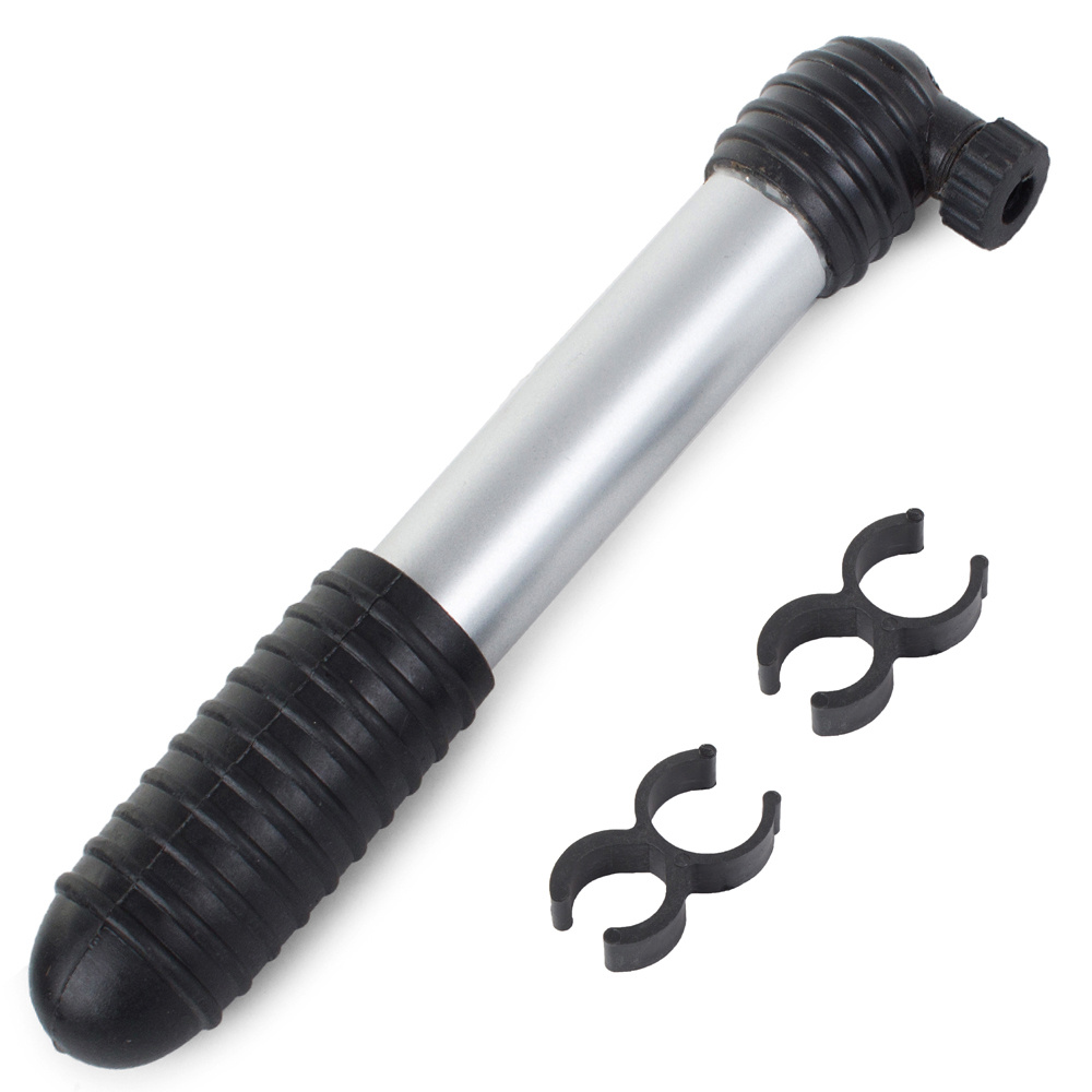 Teleskop-Fahrradpumpe Strong Mini am Rahmen