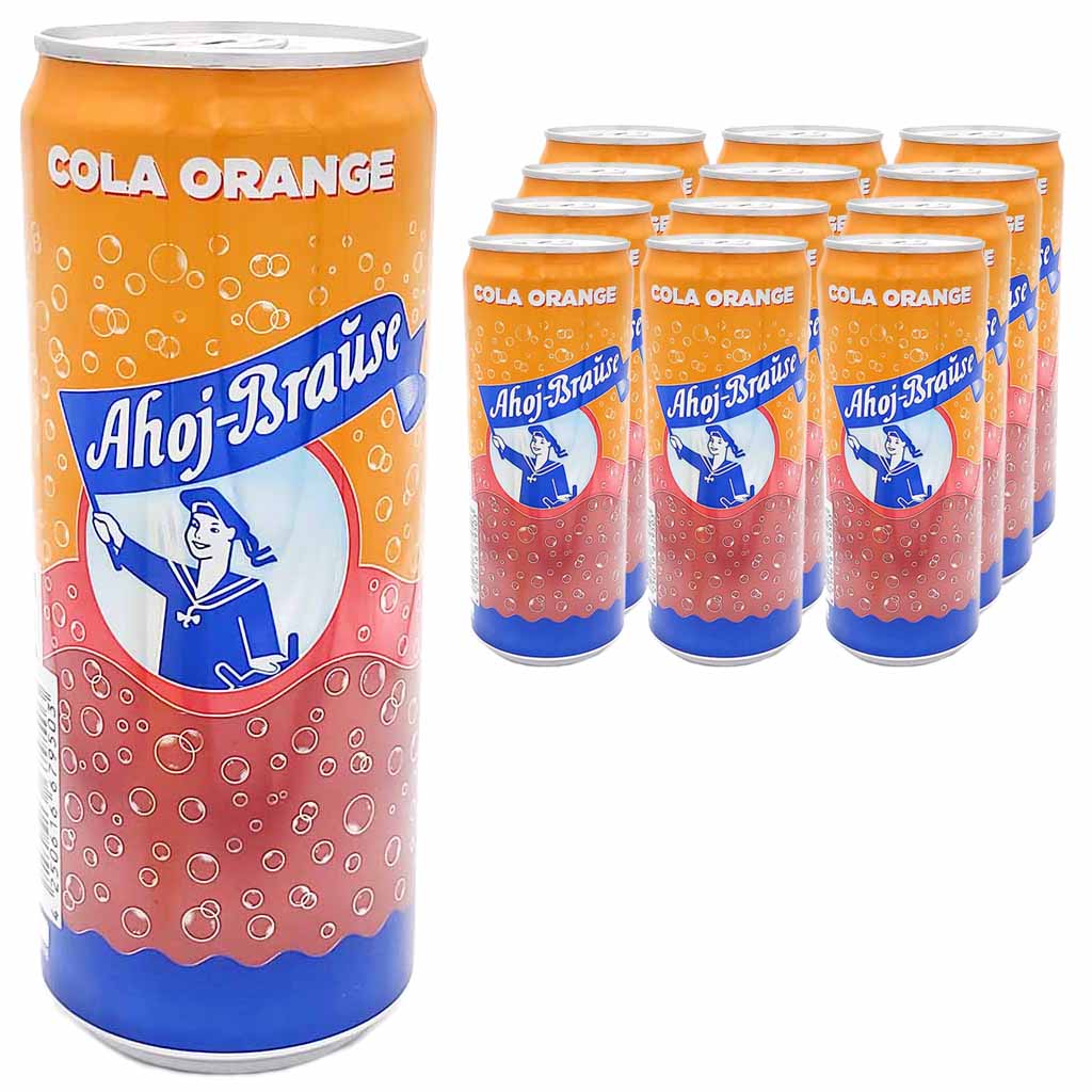 Ahoj-Brause Brause Cola-Orange DOSE 12x0,33L = 3,96L, 4250616679497, 4250616679503