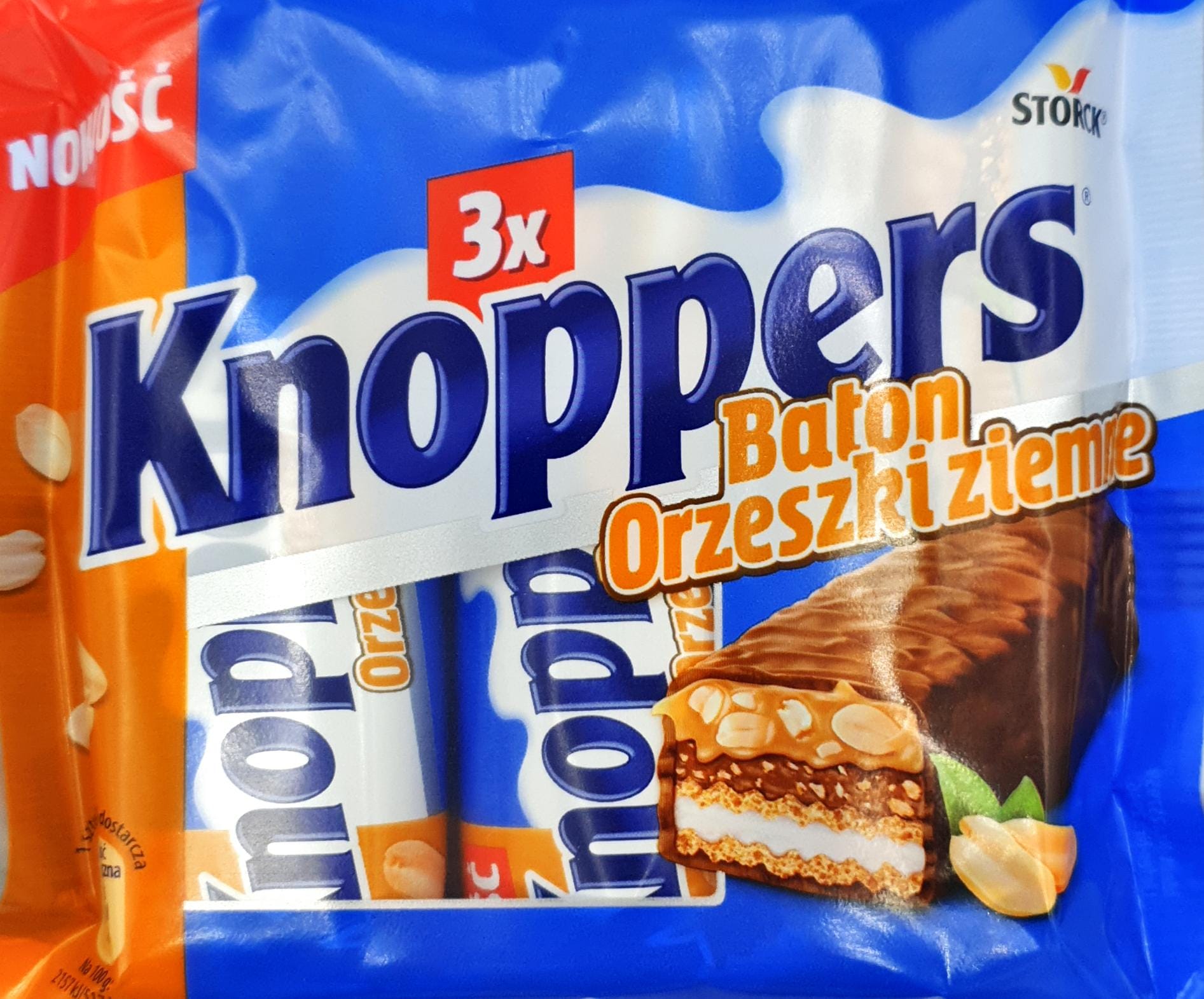 Knoppers Riegel Erdnuss 3er Multipack 120g MHD:15.2.21