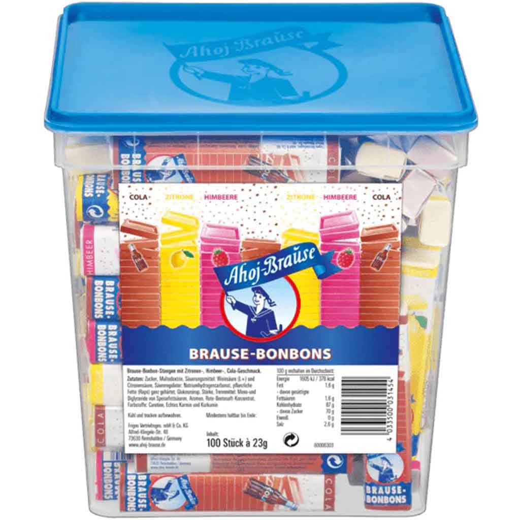 Ahoj-Brause Brause Bonbon-Stangen 100x23g=2300g MHD:28.2.26
