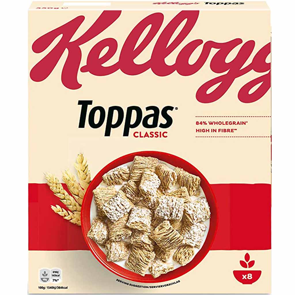 Kelloggs Toppas Classic 330g MHD:4.4.24