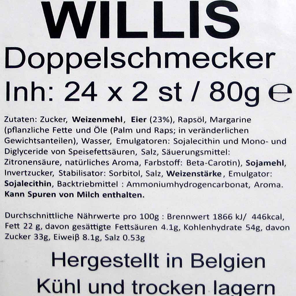 1b9cba165193f1e15e570fc7dc6207f709754b59bde7000aeab33c05c187313b https://www.lebensmittel-sonderposten.de/media/image/a5/42/33/Willis_Doppelschmecker_Waffel_80g_back_96dpi.jpg