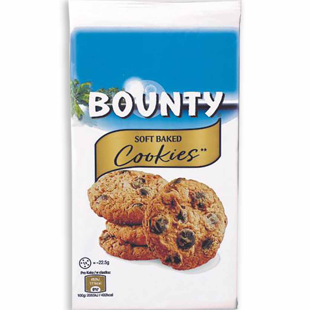 Bounty Soft Baked Cookies 180g MHD:25.12.21
