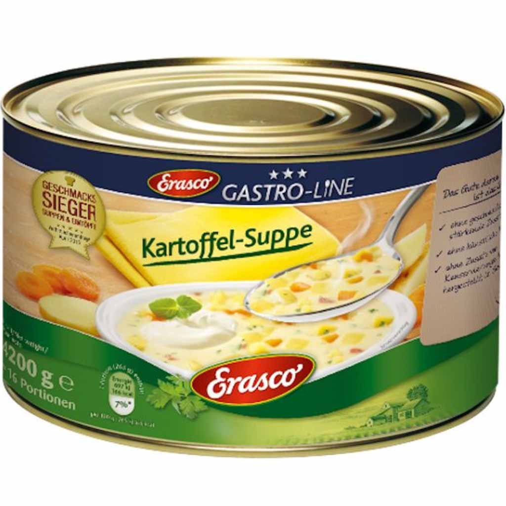 Erasco Gastro-Line Kartoffel Suppe 4200ml MHD:30.12.25