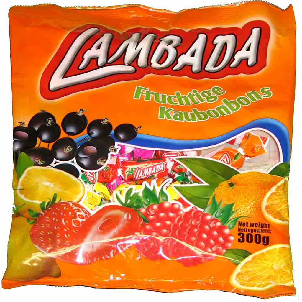 5x Lambada fruchtige Kaubonbons á 300g=1,5kg MHD: 22.7.19