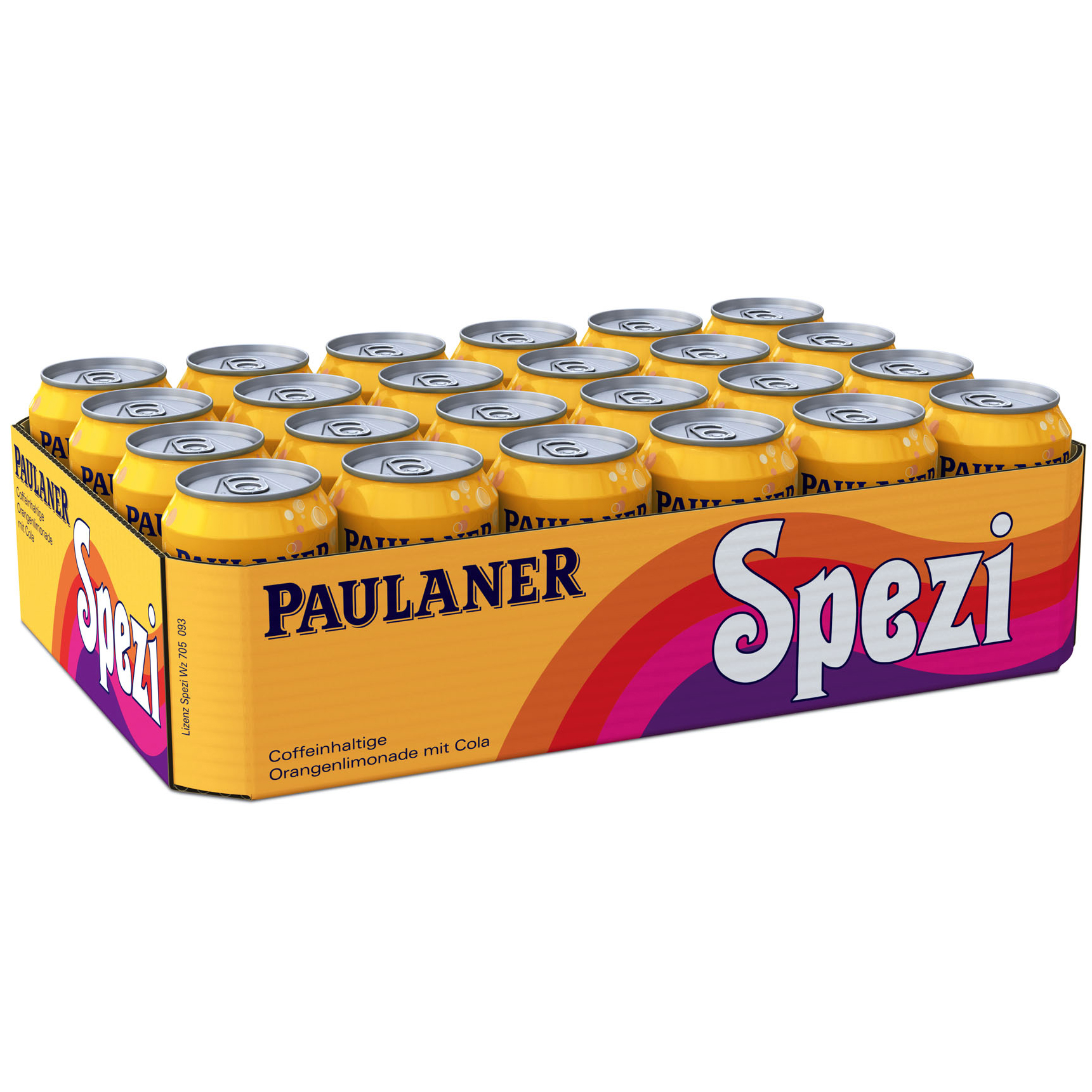 24x Paulaner Spezi Dose je 0,33L=7,92l MHD:30.7.25