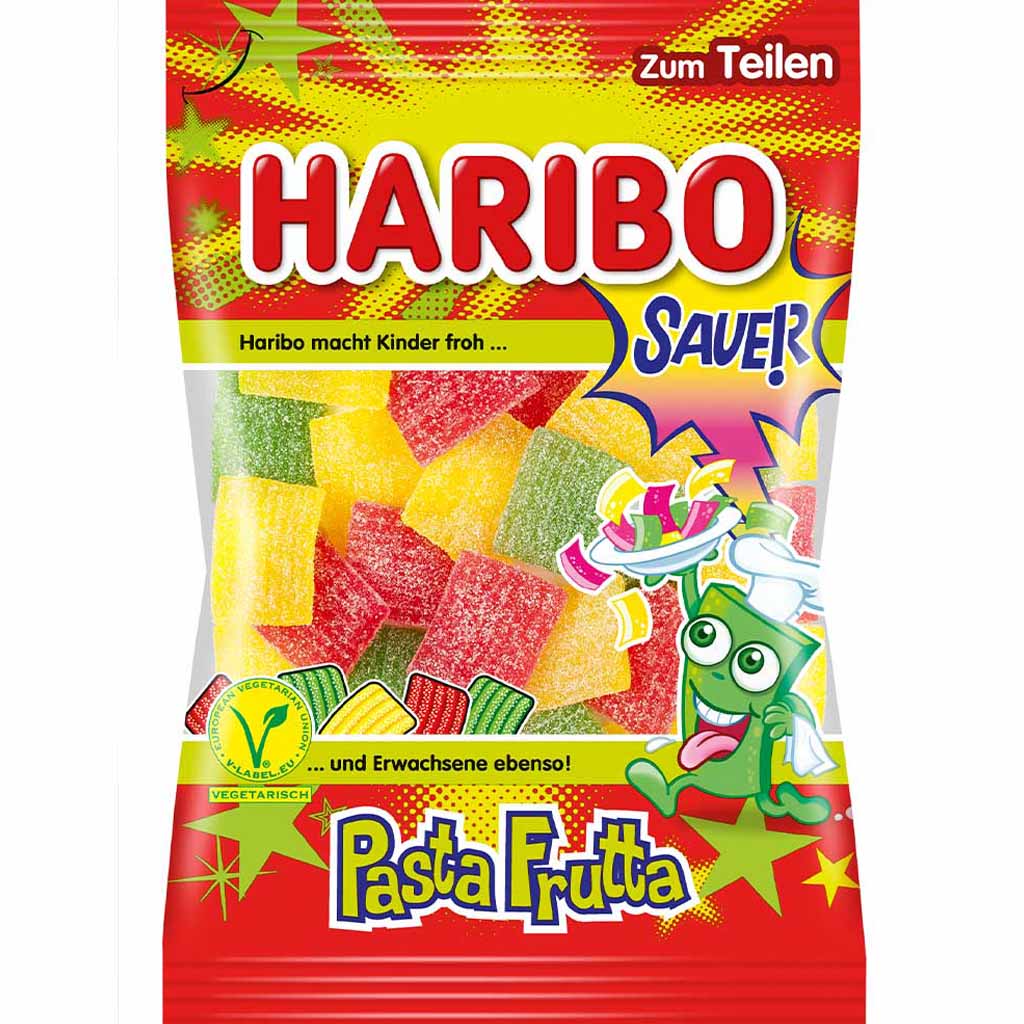 Haribo Sauer Pasta Frutta 175g MHD:30.5.23