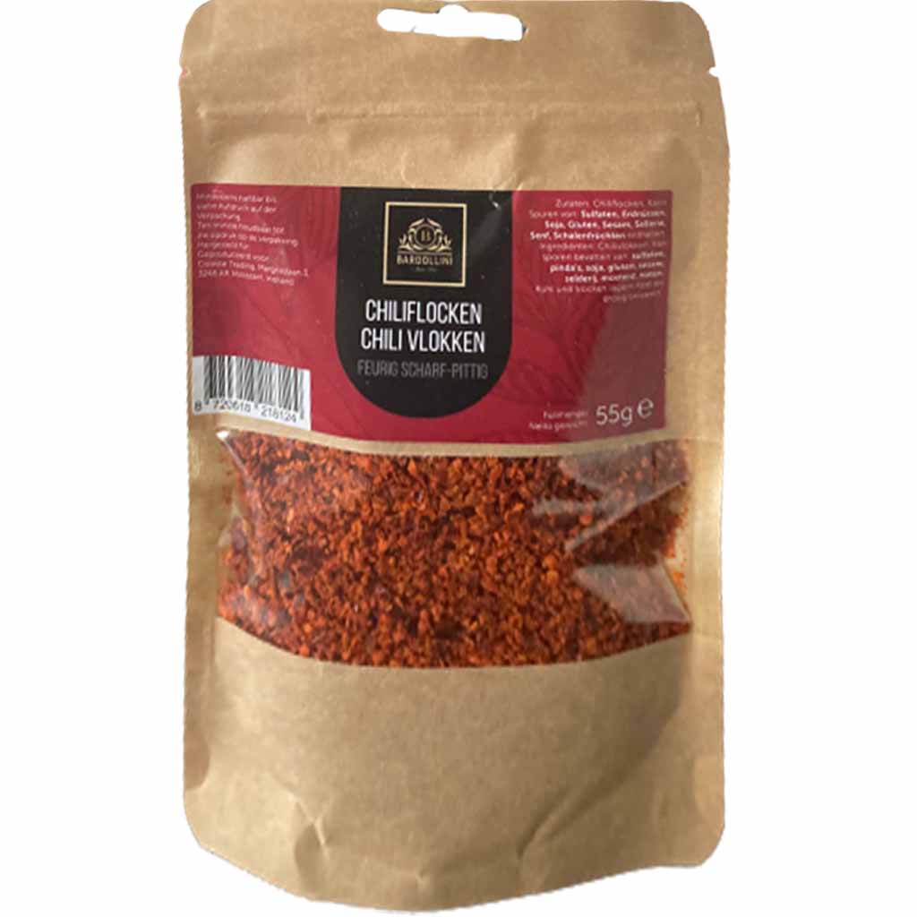 Bardollini Chiliflocken feurig scharf 55g MHD:15.1.26
