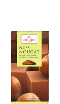 Niederegger NOUGAT TAFEL NUSS 100g MHD:15.12.24