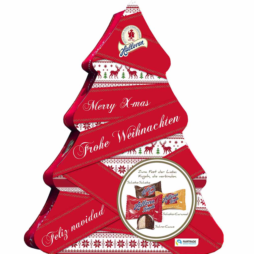 Original Halloren Kugeln Tannenbaum 145g MHD:6.7.22