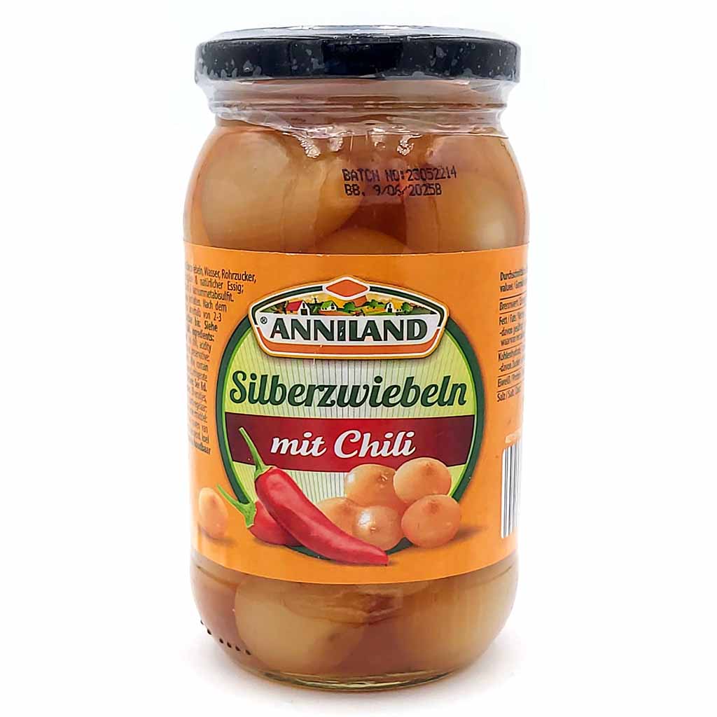 Anniland Silberzwiebeln mit Chili 220g