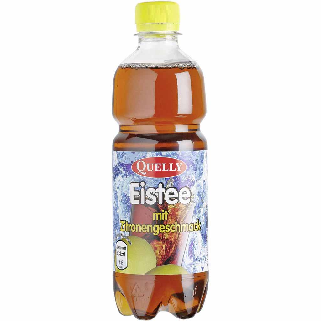 6x Quelly Eistee Zitrone PET á 500ml=3L MHD:15.3.25