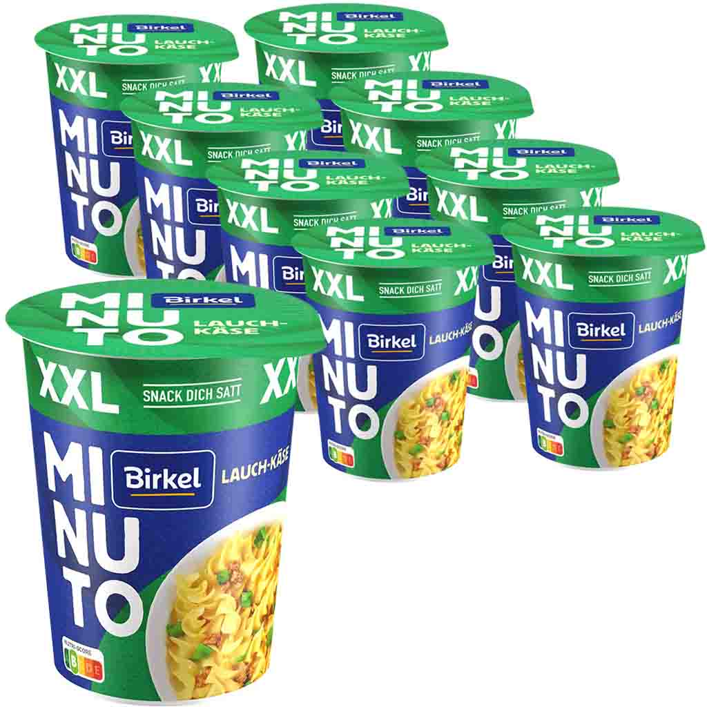 Birkel Minuto XXL Lauch Käse 8x78g=624g MHD:30.4.24