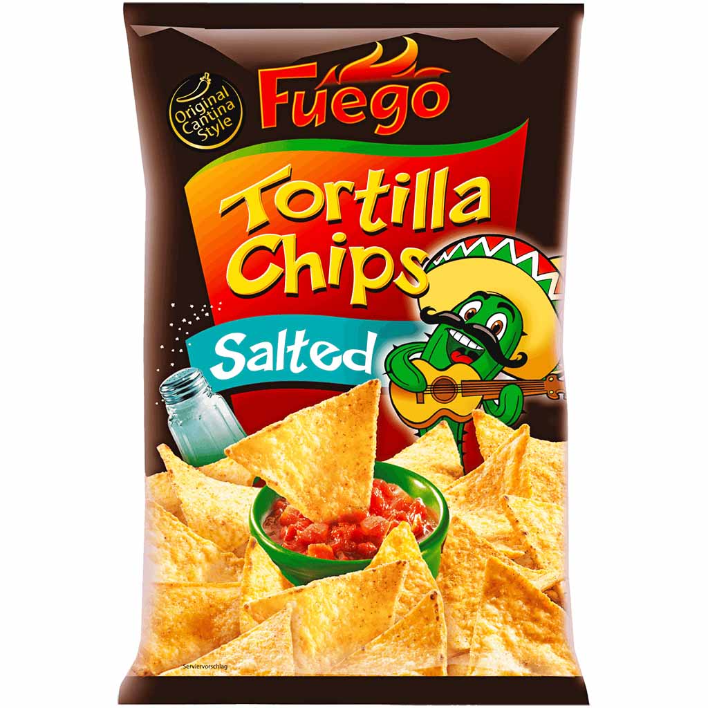 Fuego Tortilla Chips Salted 150g MHD:28.12.21