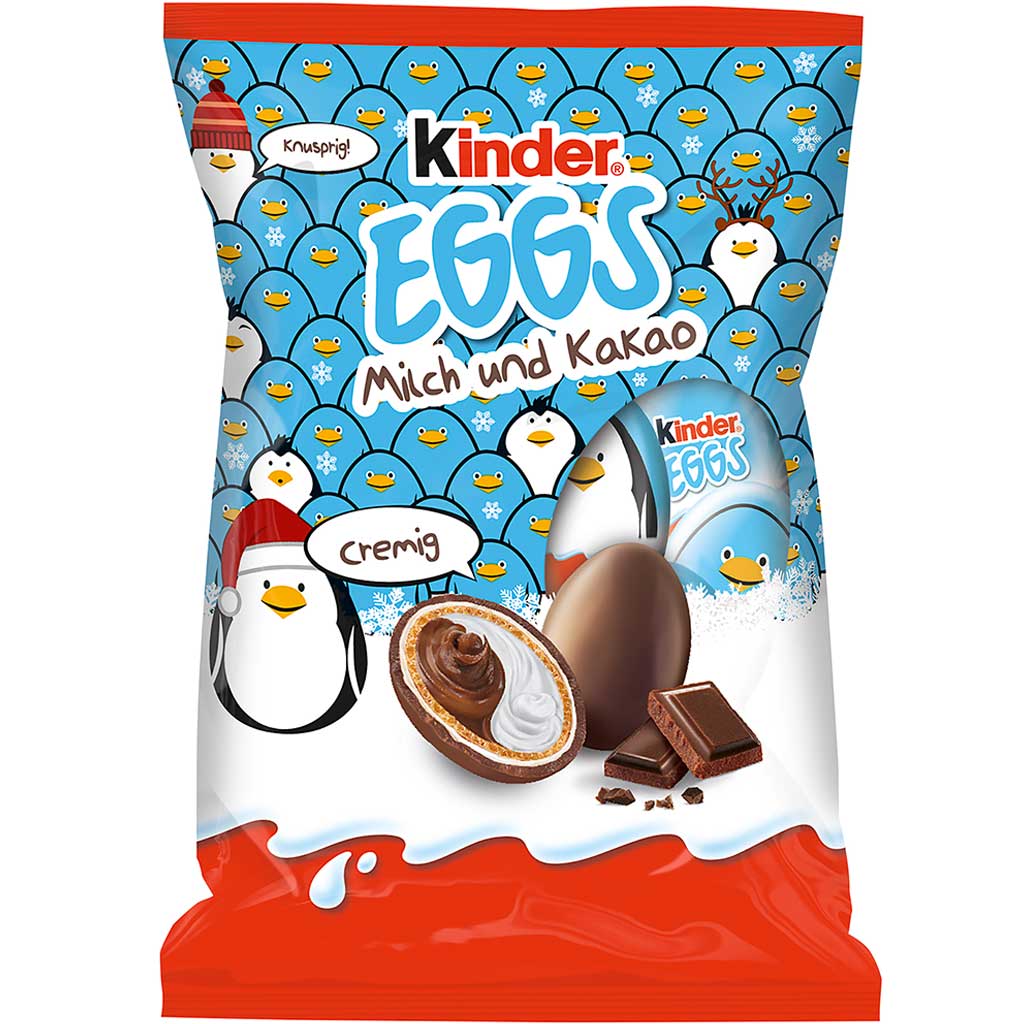 Kinder Eggs Milch- und Kakaocreme 80g MHD:20.4.22