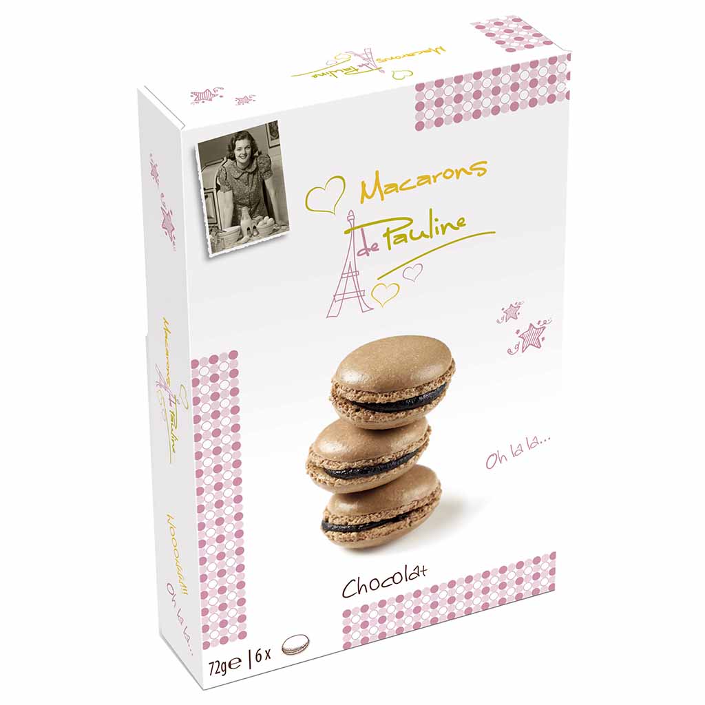 Macarons de Pauline Chocolat 72g MHD:10.10.24