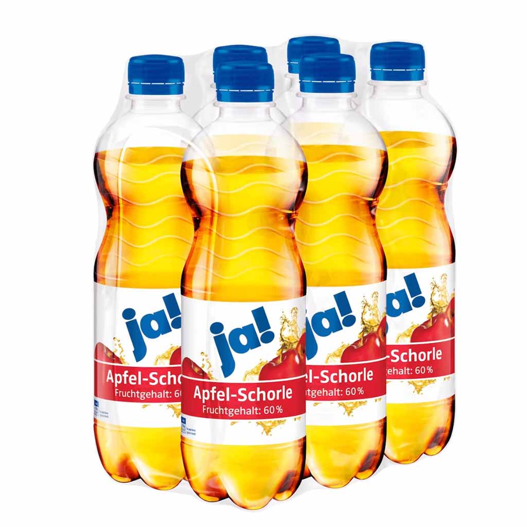 ja! Apfelschorle 6x0,5l
