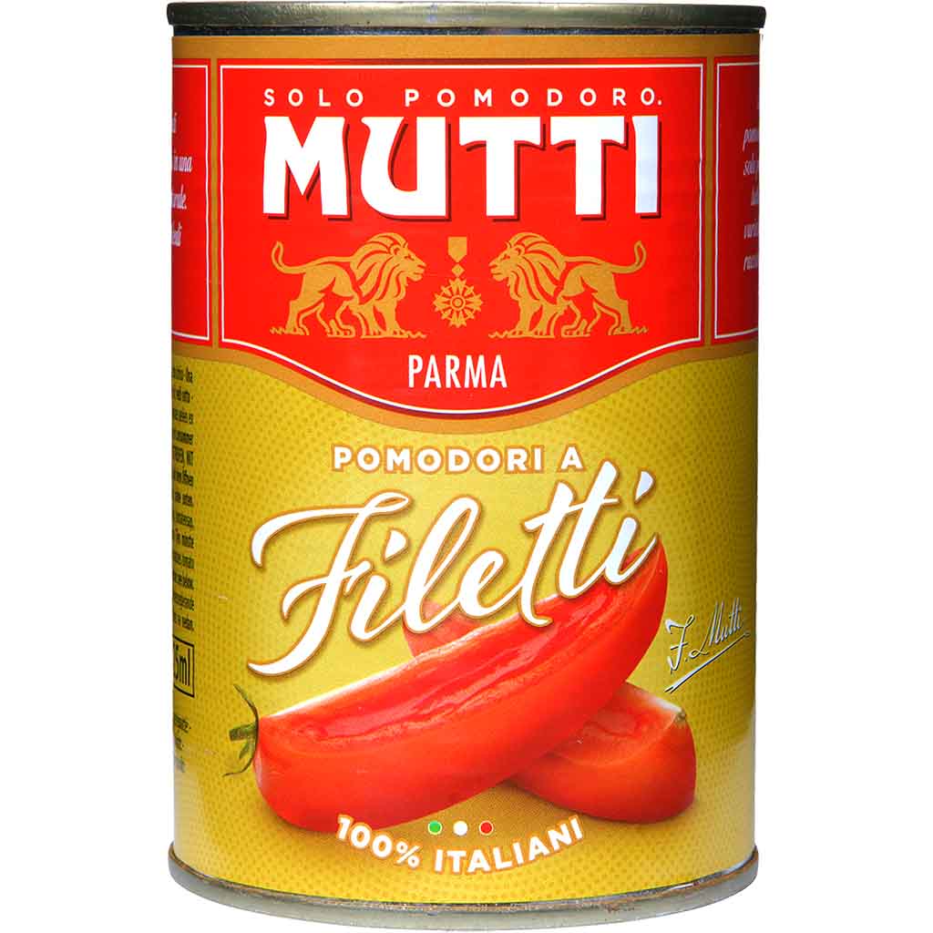 MUTTI Parma Filetti Tomatenviertel 400g MHD:31.8.25