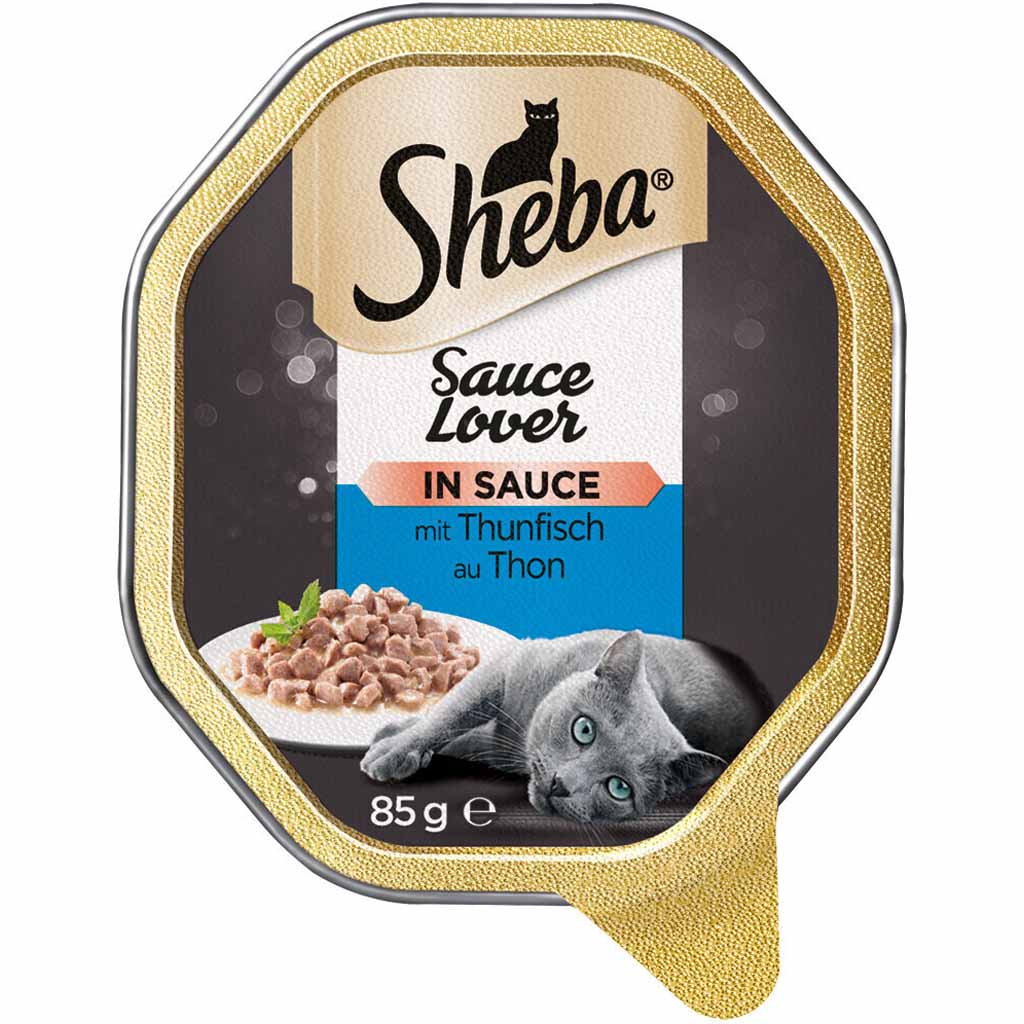 22x Sheba Sauce Lover in Sauce mit Thunfisch á 85g=1870g MHD:2.12.24