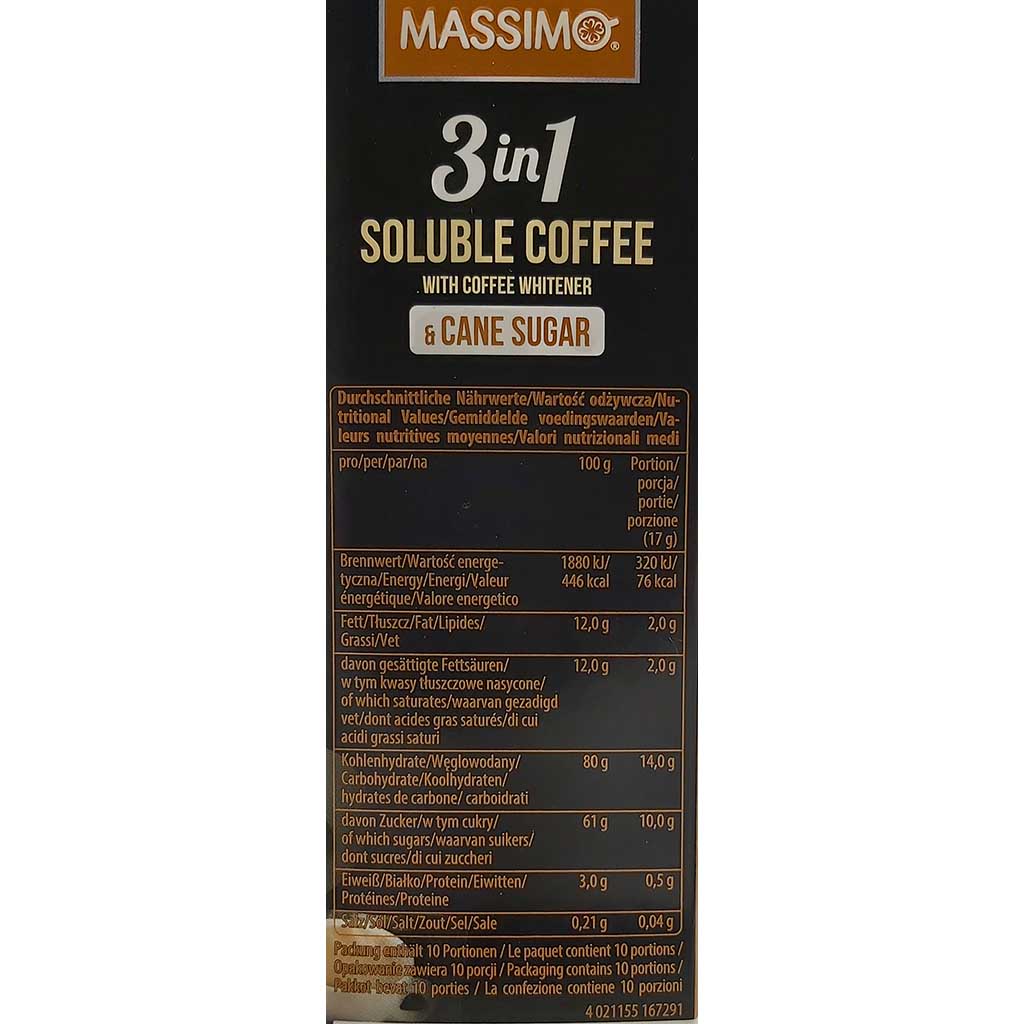 Massimo_3in1_Kaffee_mit_Weiss_u_Rohzuck_10erP_170g_naehrwerte