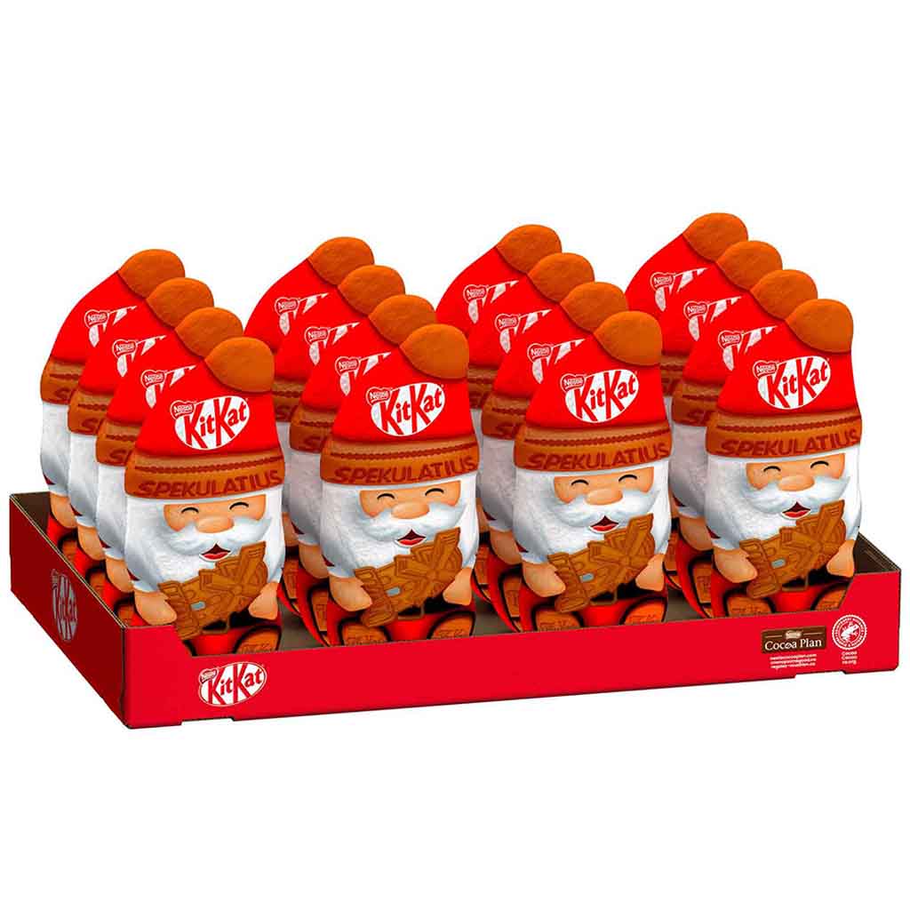 16x KitKat Weihnachtsmann Spekulatius á 85g=1360g MHD:30.5.24