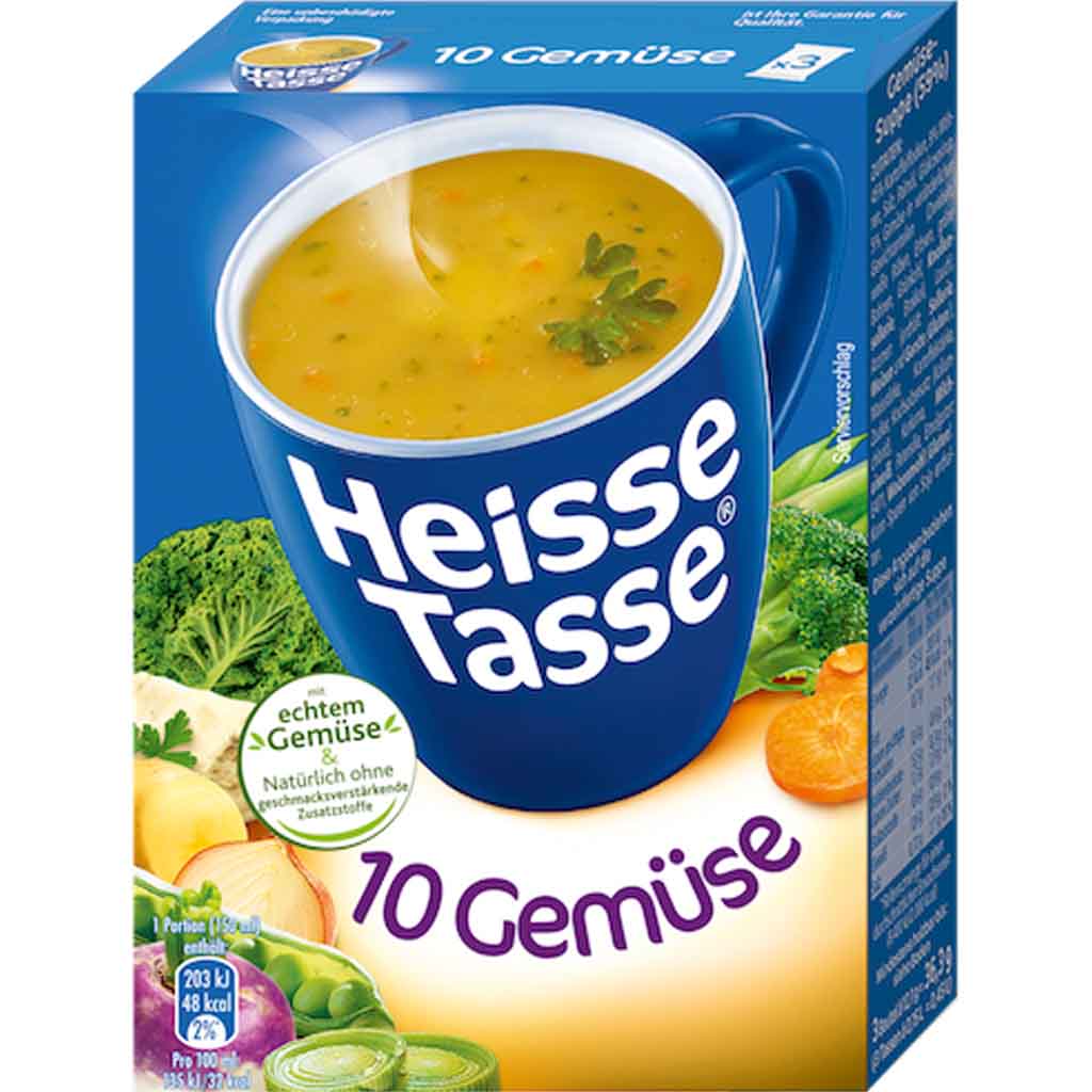 12x Erasco Heisse Tasse 10 Gemüse á 36,3g=435,6g MHD:28.8.24