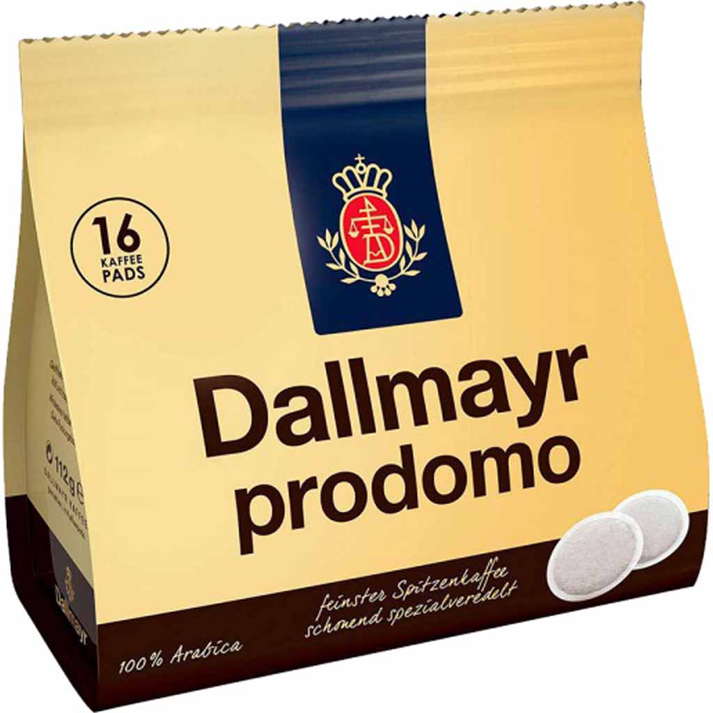 Dallmayr Kaffeepads prodomo 16er 112g MHD:28.2.25