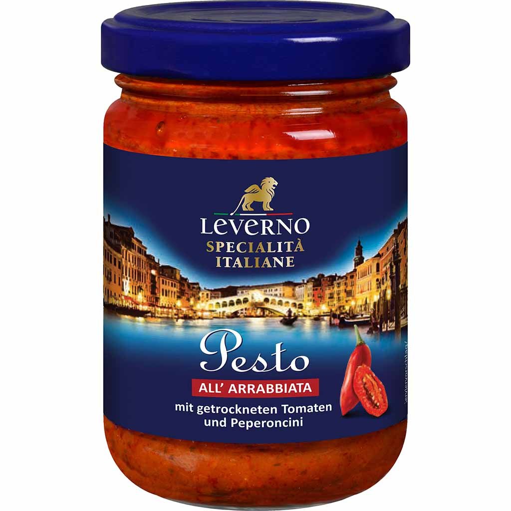 https://www.lebensmittel-sonderposten.de/media/image/fa/e1/4b/Leverno_Pesto_all_Arrabbiata_125g_front_96dpi.jpg