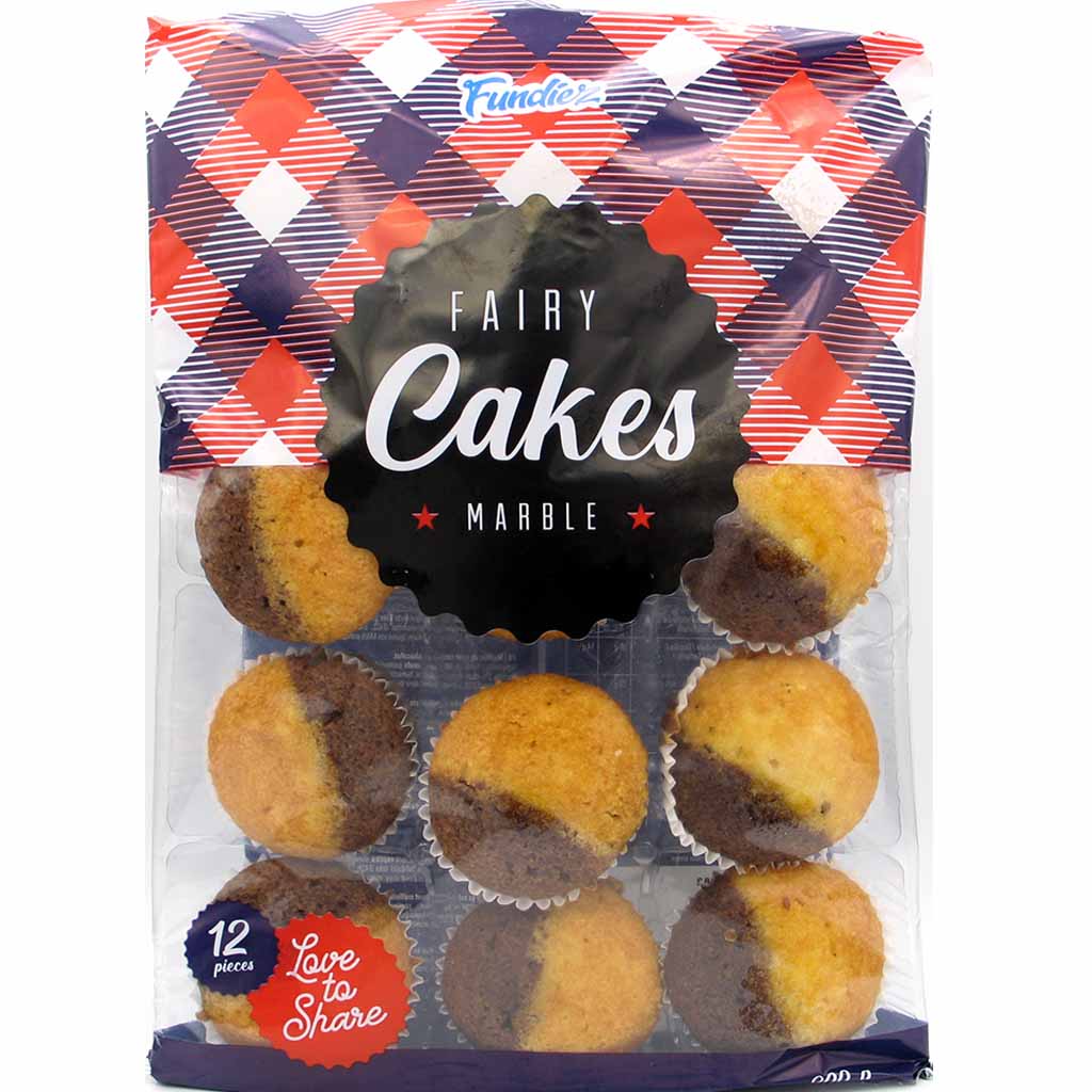 Fundiez Fairy Cakes Marble Muffins 12er 300g MHD:21.4.22