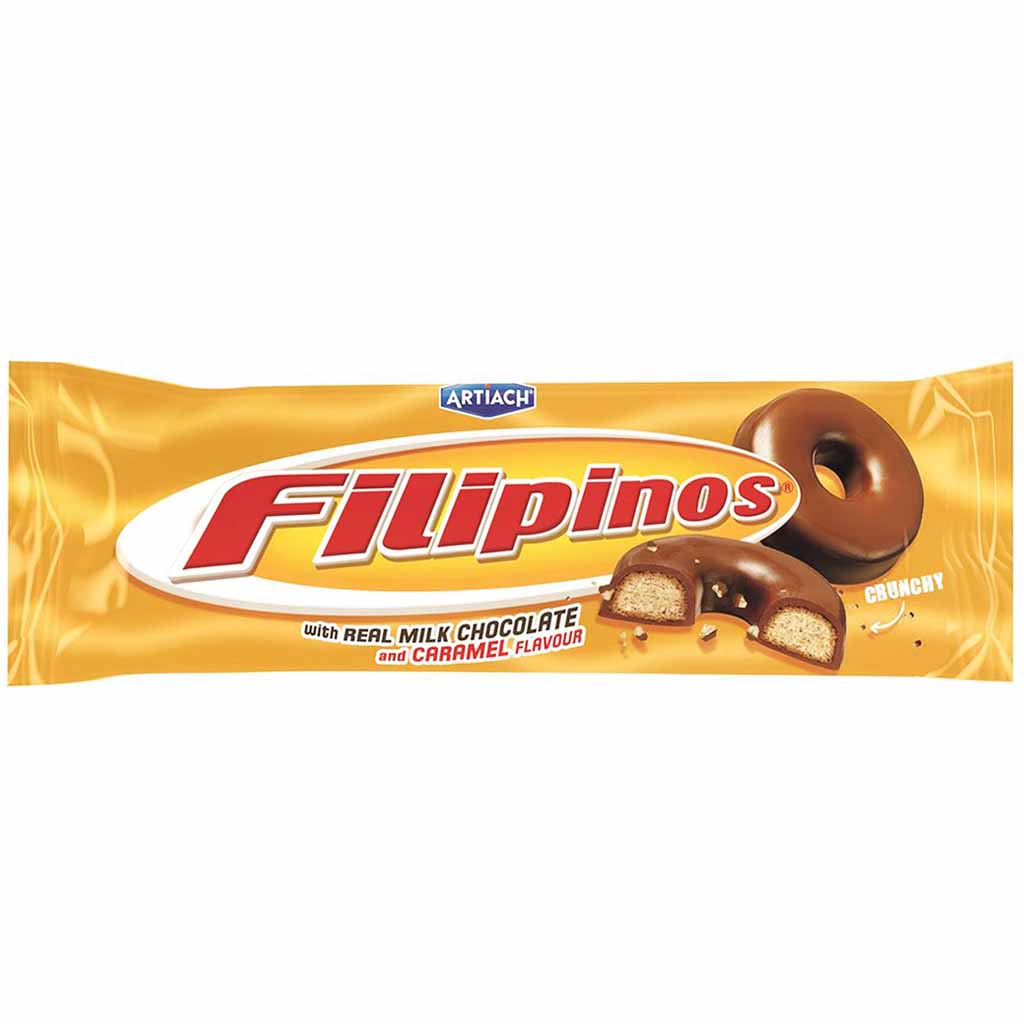 Artiach Filipinos mit Milchschokolade und Karamell 128g MHD:30.9.22