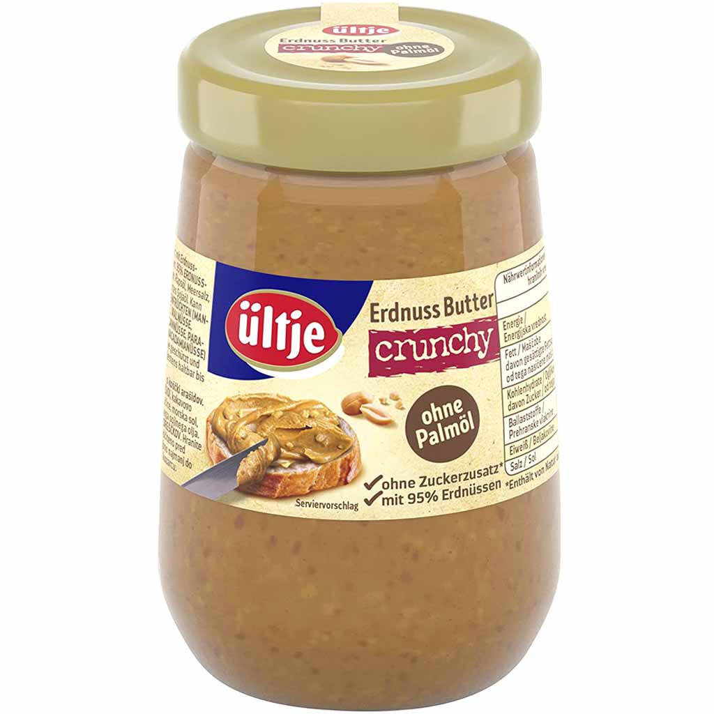 ültje Erdnuss Butter crunchy 340g MHD:28.2.25