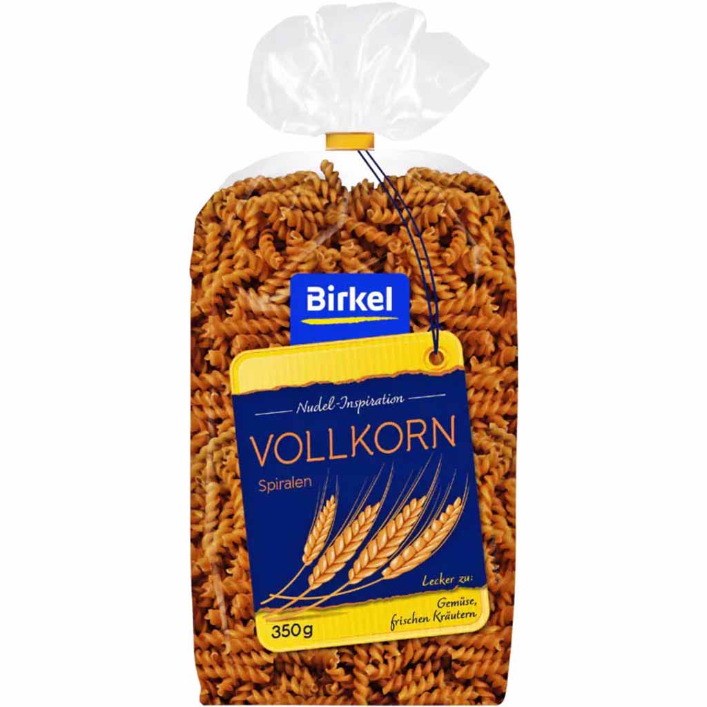 Birkel Nudeln Inspiration Vollkorn Spiralen 350g MHD:15.7.25