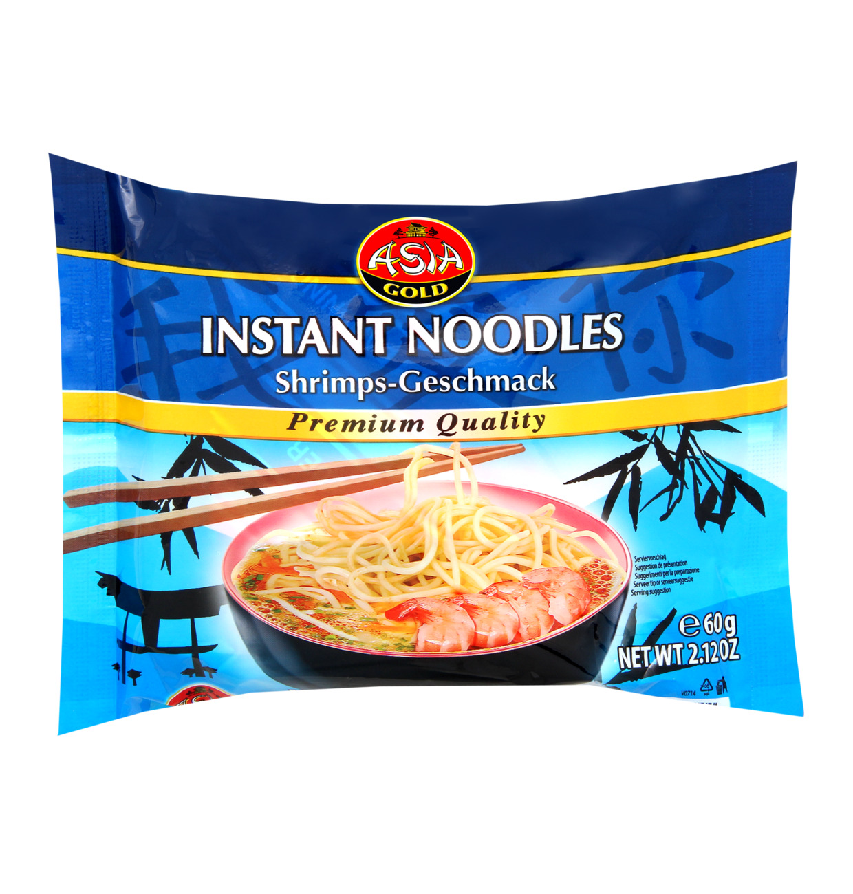 Asia Gold Instant Nudelgericht Shrimps 30x 60g MHD:18.4.25
