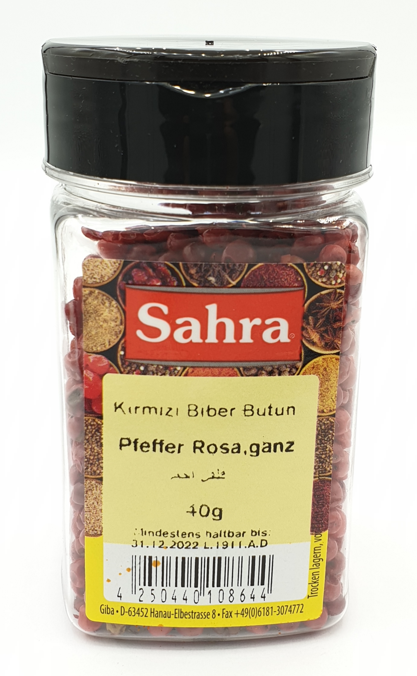 Sahra Pfeffer rosa ganz 40g MHD:30.6.25