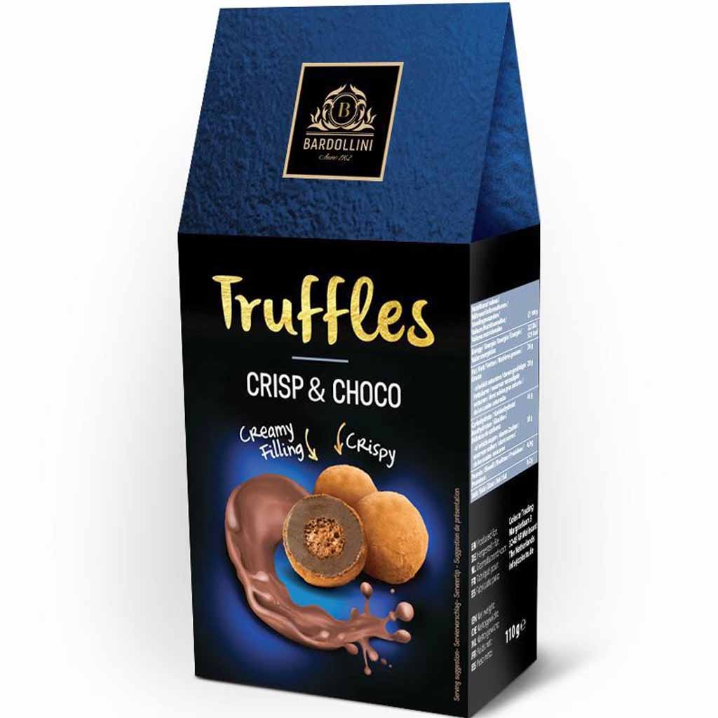 Bardollini Truffles Crisp & Choco 110g MHD:9.2.24