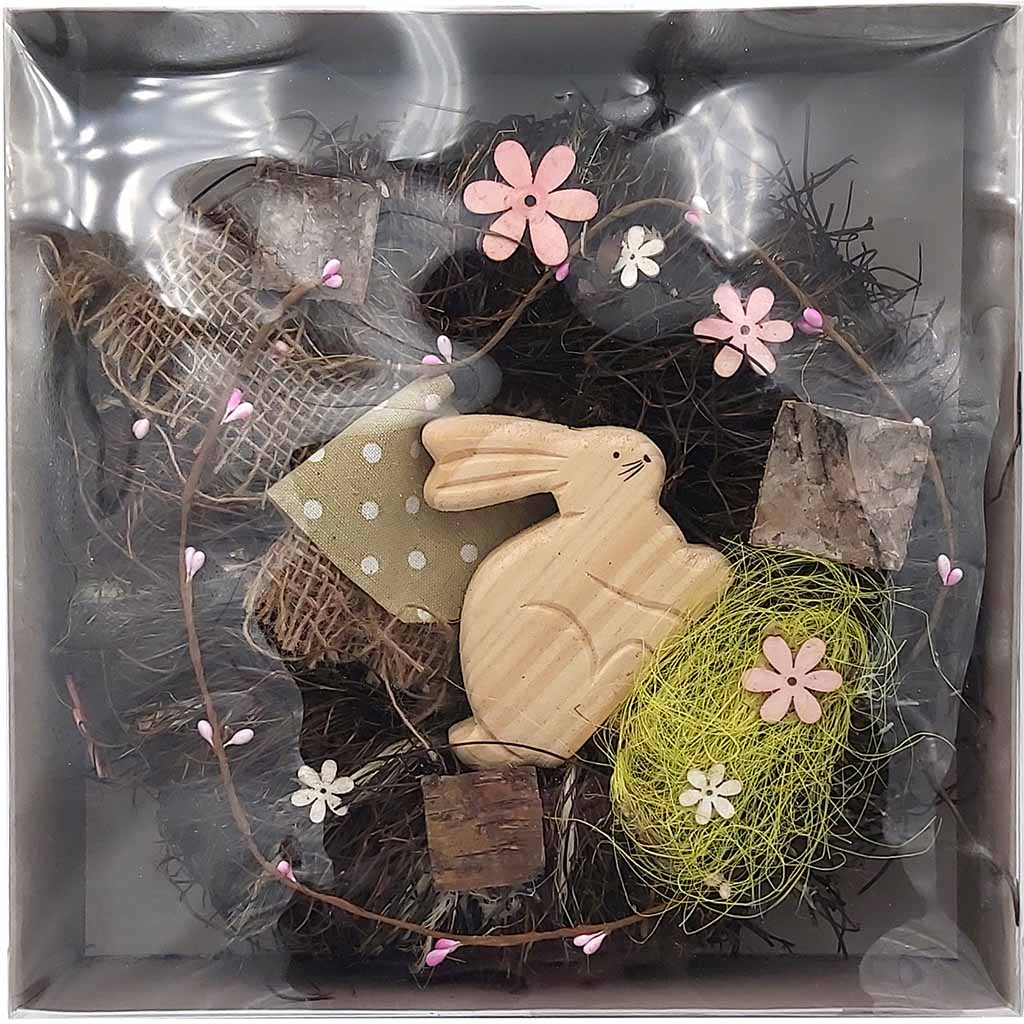 Deko Kranz aus echtem Rebengeflecht 29cm x 7cm - Osterdeko