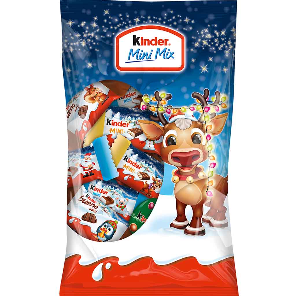 Kinder Mini Mix Weihnachten 9er 54g MHD:20.4.22