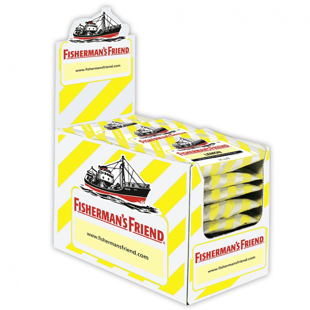 Fishermans Friend Lemon ohne Zucker 24x25g MHD:31.12.27