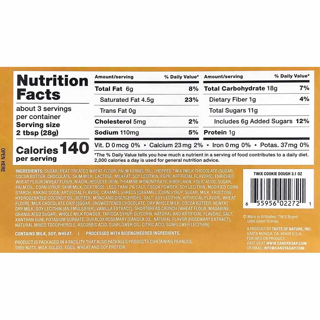 Twix Cookie Dough Bites 88g