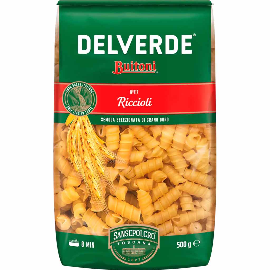 Delverde Buitoni Nudeln Riccioli 500g MHD:30.7.27