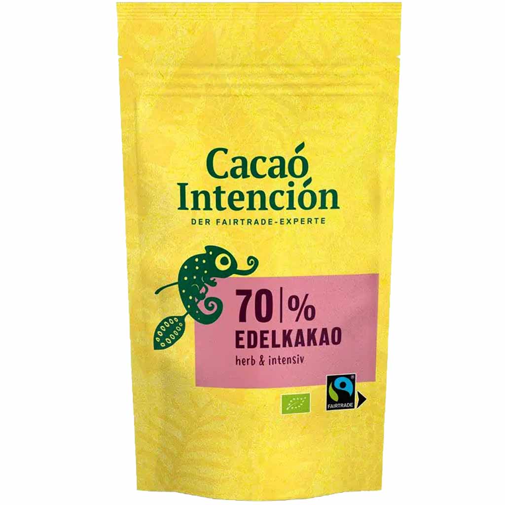 cacao Intencion 70% Edelkakao herb & intensiv 250g MHD:30.5.24