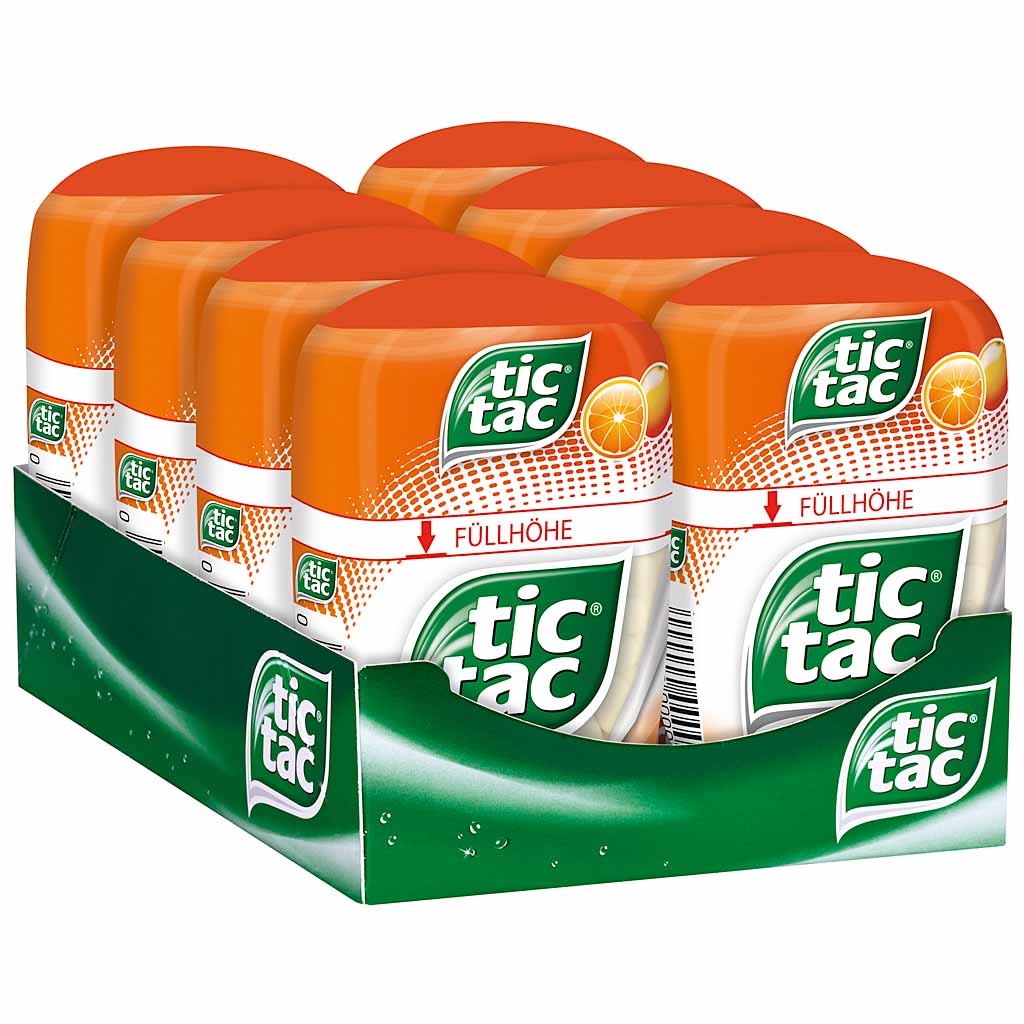 tic tac Fresh Orange Big Pack 8x98g=784g MHD:19.9.25