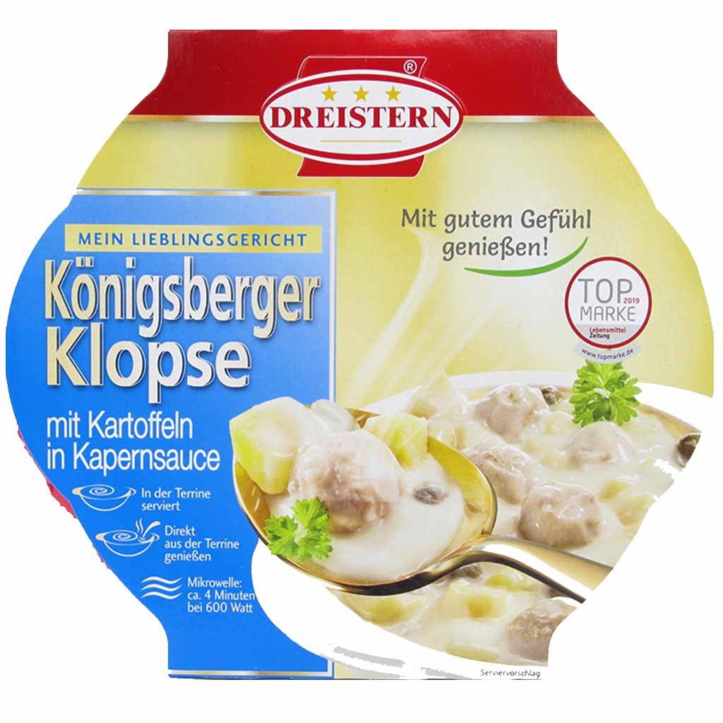 Dreistern Fertiggericht Königsberger Klopse 400g MHD:22.12.25