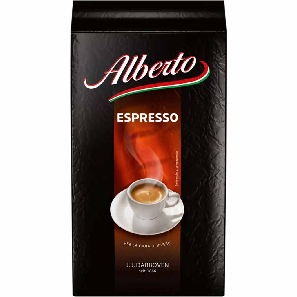 Alberto Espresso gemahlener Röstkaffee 250g MHD:30.11.23