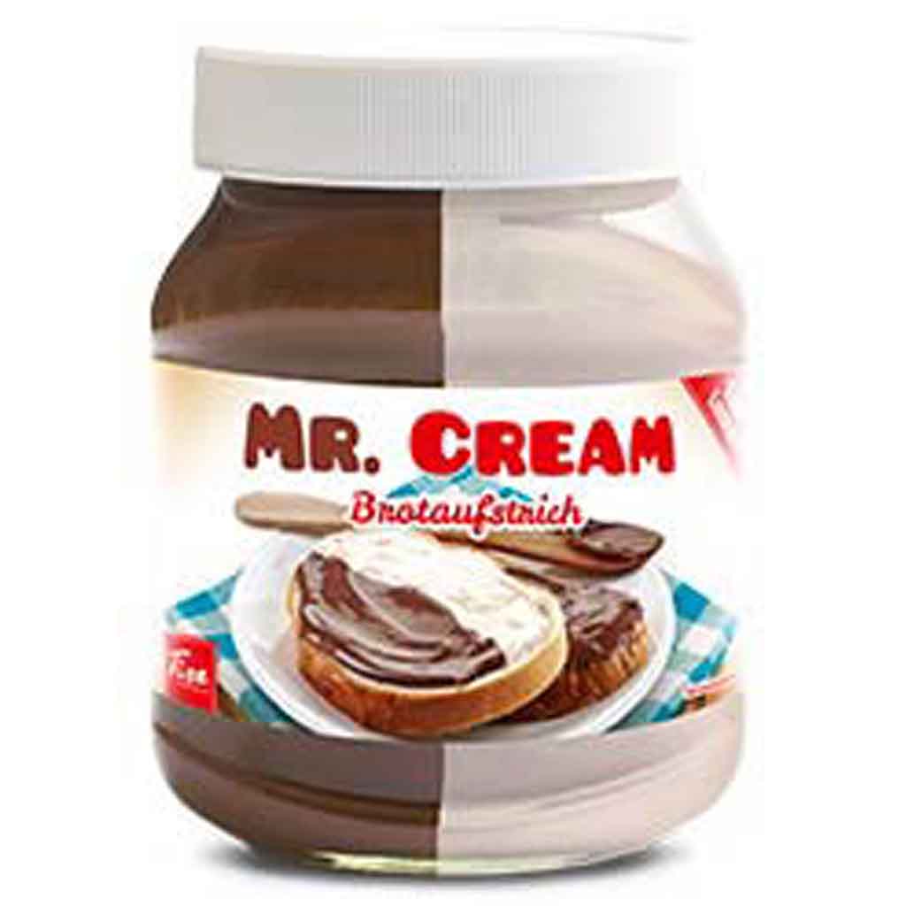 Mr.Cream Haselnuss & Vanille á 400g MHD:10.12.20
